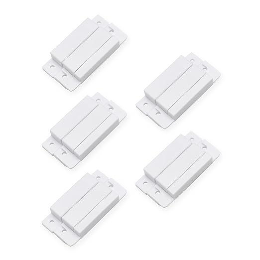 VictorsHome Magnetic Reed Switch NC Surface Mount Wired Door Window Contact Sensor with Cover for Home Security and Burglar Alarm Systems MC-31 5pcs
