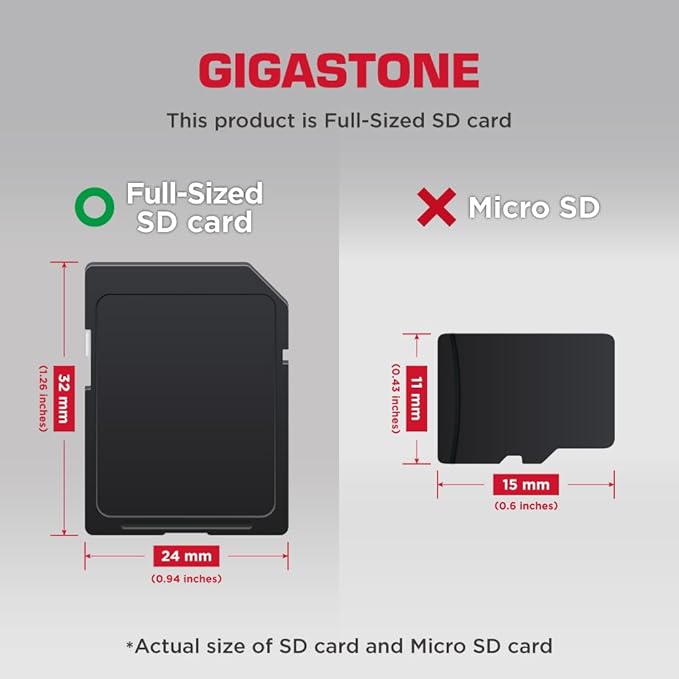【5-Years Data Recovery】 GIGASTONE 128GB SD Card, 4K Camera Pro MAX, UHS-I A2 4K SDXC Memory Card High Speed 4K UHD Video Compatible with Kodak Digital Camera, with 1 mini case
