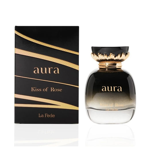 Aura Kiss Of Rose Arabian Perfume for Women - 100ML | Long-Lasting Fruity Fragrance for All Occasions
