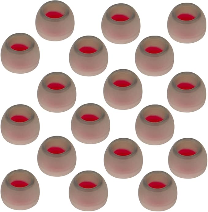DMZHY Silicone Earbud Replacement Tips Earbud Tips Ear Tips Fit Most in-Ear Earbuds(Inner Hole 4.5mm -6mm) Headphone Eartips Ear Bud Covers Small 9 Pairs
