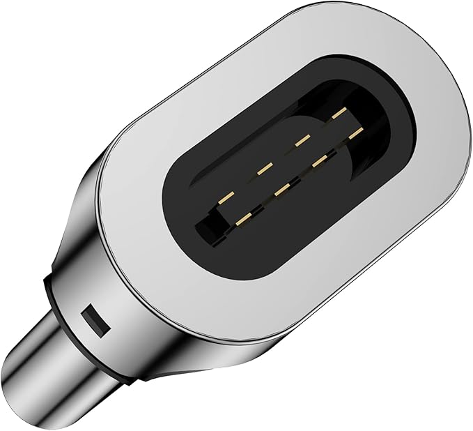 CNakdDG Magnetic Connector Tips Head for USB-C Android Devices (5 Pack), only Compatible 3A Magnetic Charging Cable