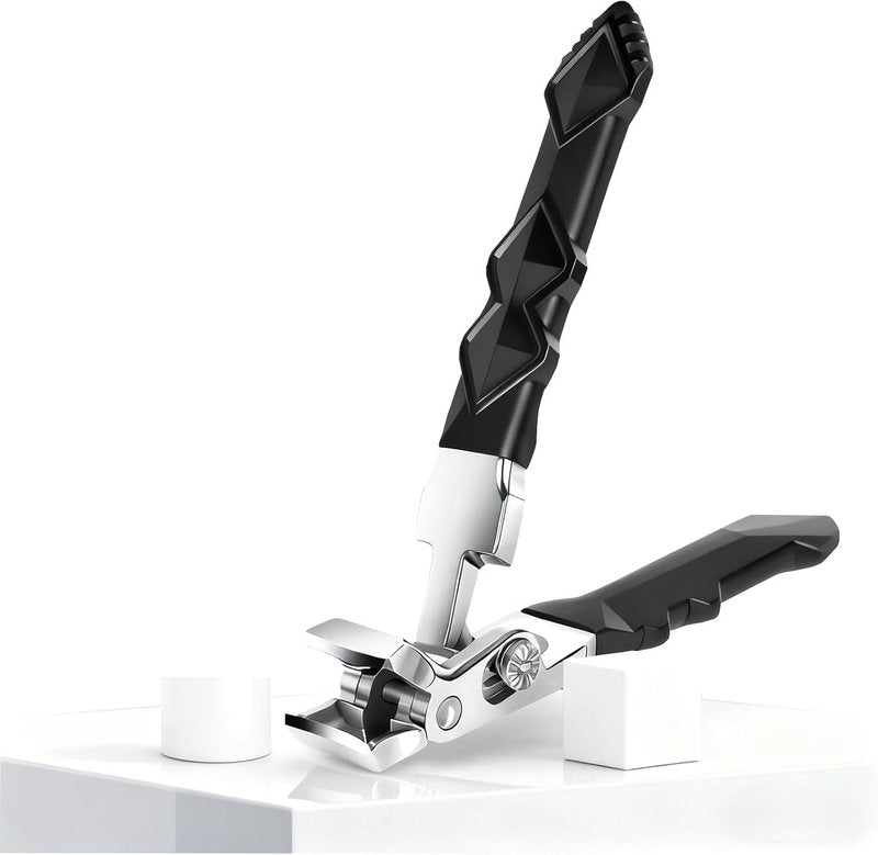 Long Handle Toenail Clipper for Seniors - Ergonomic Stainless Steel Design with Non-Slip Grip | Ideal for Thick Nails