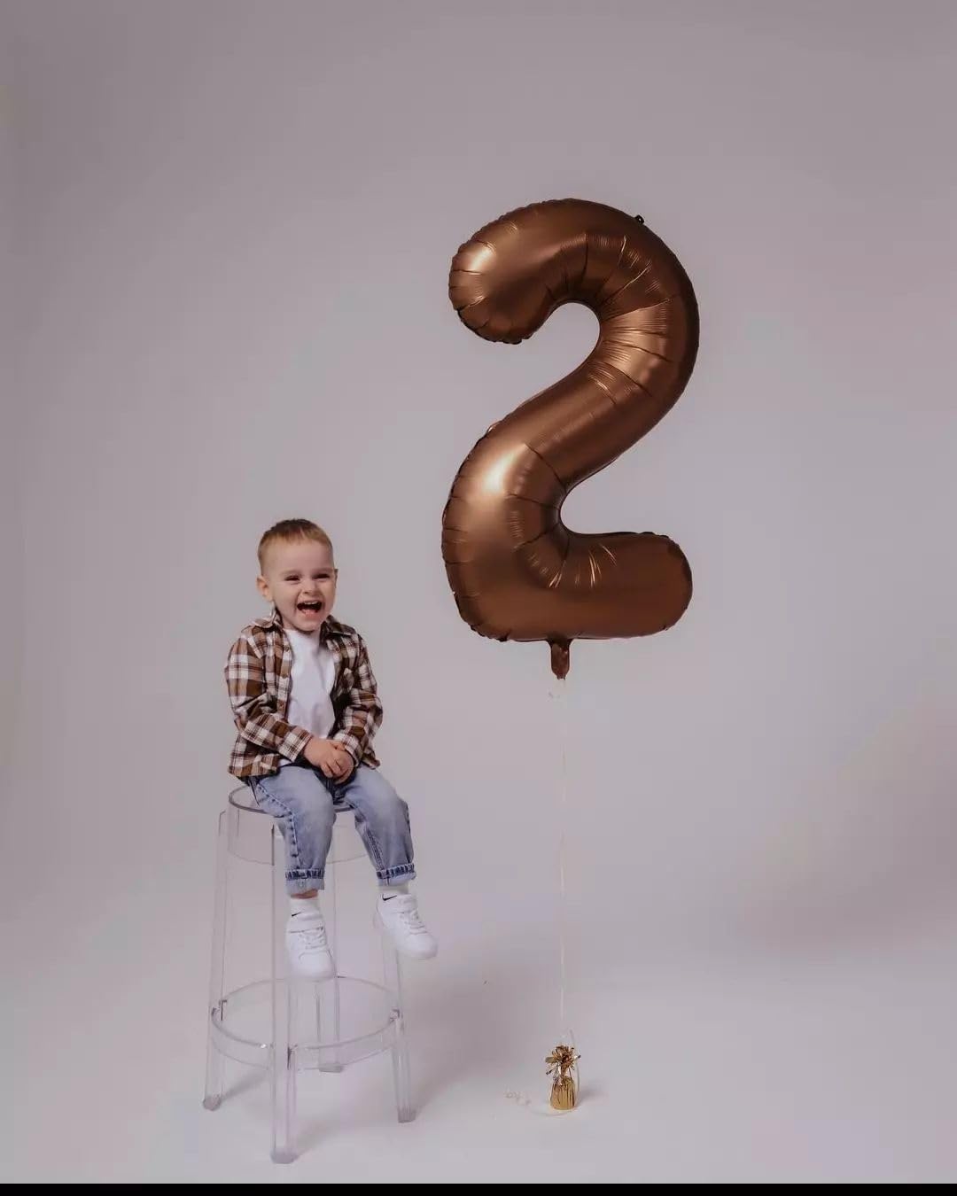 Number Balloons 40 Inch - Dark Brown 0 Balloon | Perfect for Birthday Party Decorations