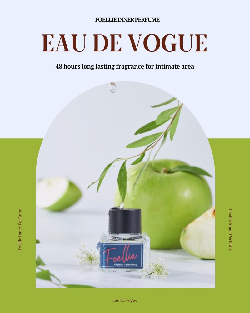 [Follie] eau de vogue - Feminine Inner Beauty Perfume (for Underwear), Fresh Sea Scents Fragrance, 5ml(0.169 fl oz)