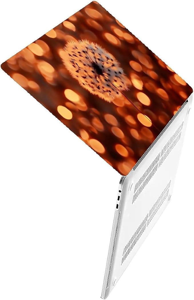 COTAIL Compatible with MacBook Air 13.3 13.6 Inch Case 2022 2021 2020 2019 Plastic Hard Shell Case Cover,13.3 Air (A1932/A2179/A2337), Dandelion