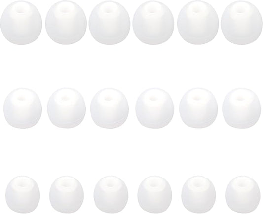 MMYQXI Earbud Replacement Tips Silicone Earbud Tips Fit for in-Ear Headphones (Inner Hole 3.8mm -5.1mm) Ear Tips 9 Pairs