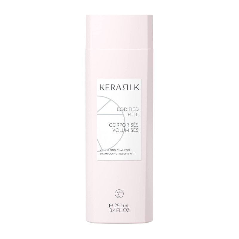KERASILK Volumizing Shampoo | Provides Weightless Hydration | Enhances Volume | For Fine, Limp, Flat Hair | 250 ml