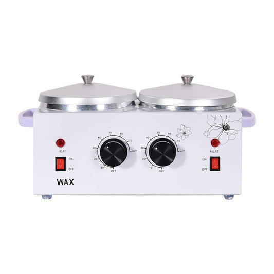Portable Waxing Kit - Dual Pot Wax Warmer Machine for Smooth Hair Removal | Ideal for Home Use