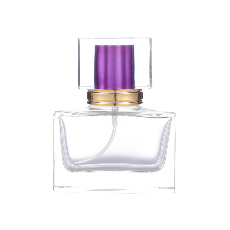 YWG Stone 30ml 1.02oz Refillable Perfume Atomizer Large Perfume Bottle for Essential Oils Perfumes Empty Clear Glass Mist Spray Bottle for Traveling Outgoing 6 Pack