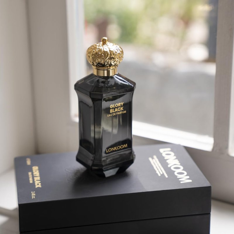 Lonkoom Regal Gold Unisex Perfume for Women Men, Fruity Gourmand Eau De Parfum Spray Long-Lasting Fragrance 3.4 Fl Oz/100ml, Tropical Notes of Orchid Heliotrope Tangerine Vanilla Musk Sandalwood