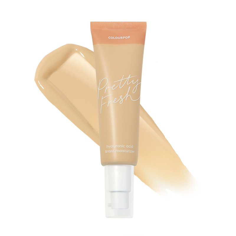 ColourPop Pretty Fresh Tinted Moisturizer - Hydrating Skin Tint with Lightweight Coverage - Formulated with Hyaluronic Acid & Coconut Water for Healthy-Looking Skin - Fair 3W (1.45 oz)