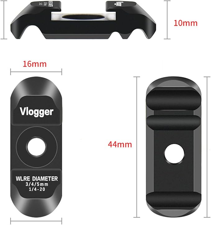 FUGASUN HDMI/SDI/USB-A/USB-C/Type-C Cable Clamp,Support 2~6 mm(0.07"~0.27") Diameter Cable,Compatible with Camera cage for Sony/Nikon/Canon/FUJIFILM