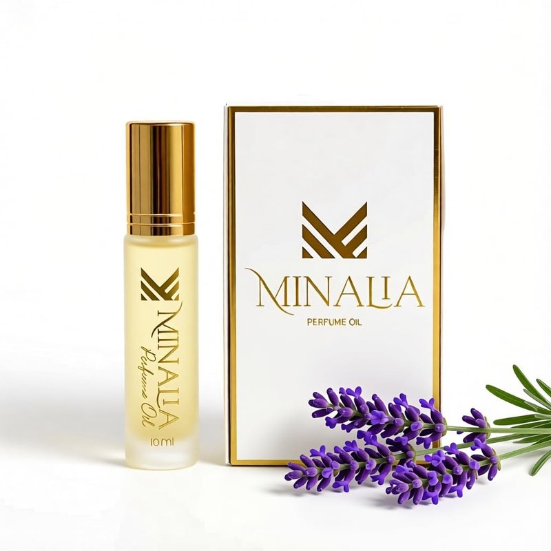 MINALIA Roll-On Perfume Oil – Alcohol-Free – 10 mL (Bold Lavender)