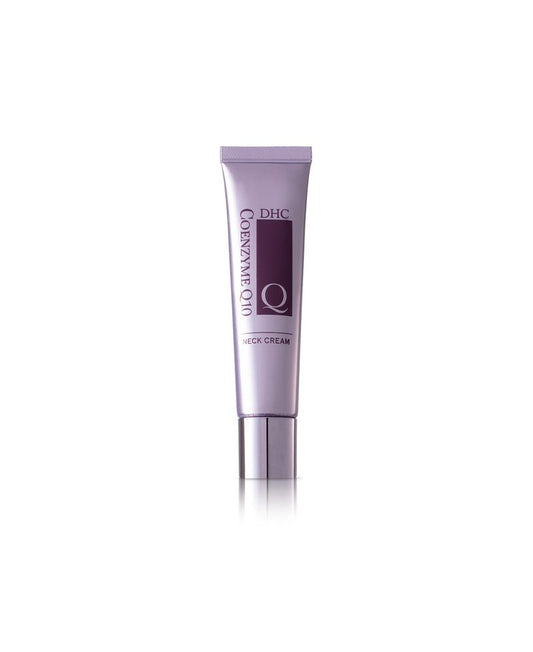 DHC CoQ10 Neck Cream, Firming and Toning Moisturizer for Neck and Decolletage, Antioxidant-rich, Youthful-looking Skin, Fragrance and Colorant Free, 1.2 oz. Net wt.