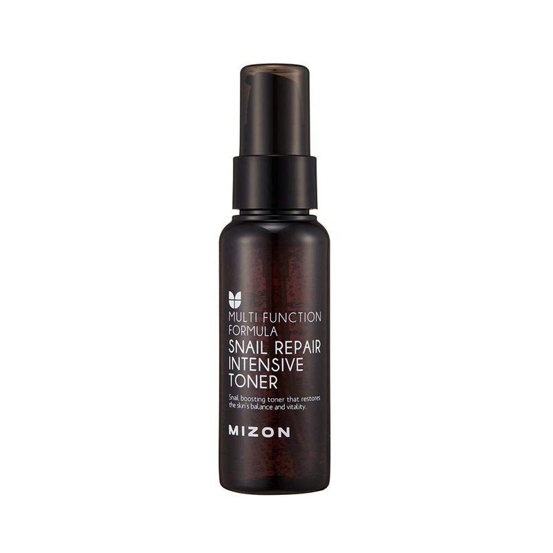 MIZON Snail Line Set, Korean Snail Skincare Essentials Set, Mini Sized Snail Foam Cleanser, Toner, Essence, and All in One Facial Cream to Improve Skin Tone, Fine Wrinkles, Smooth, Moisturize.