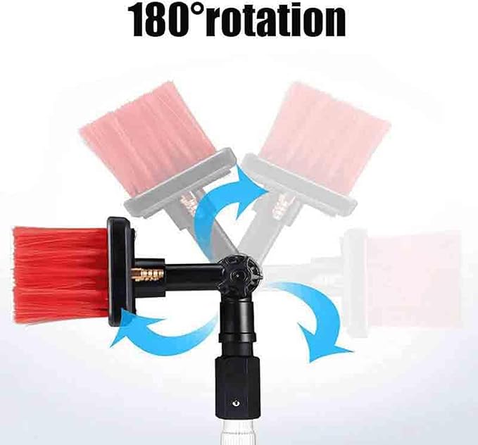 12ft-36ft Telescopic Window Cleaning Pole with Water Fed Brush - Extendable Roof Cleaning Equipment for Conservatories and Hard-to-Reach Areas Professional Cleaning Tools
