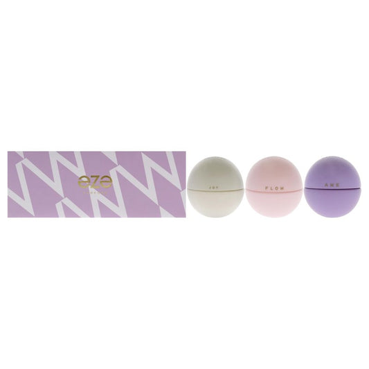 Eze for Women - 3 Pc Gift Set 1oz Joy EDP Spray, 1oz Awe EDP Spray, 1oz Flow EDP Spray