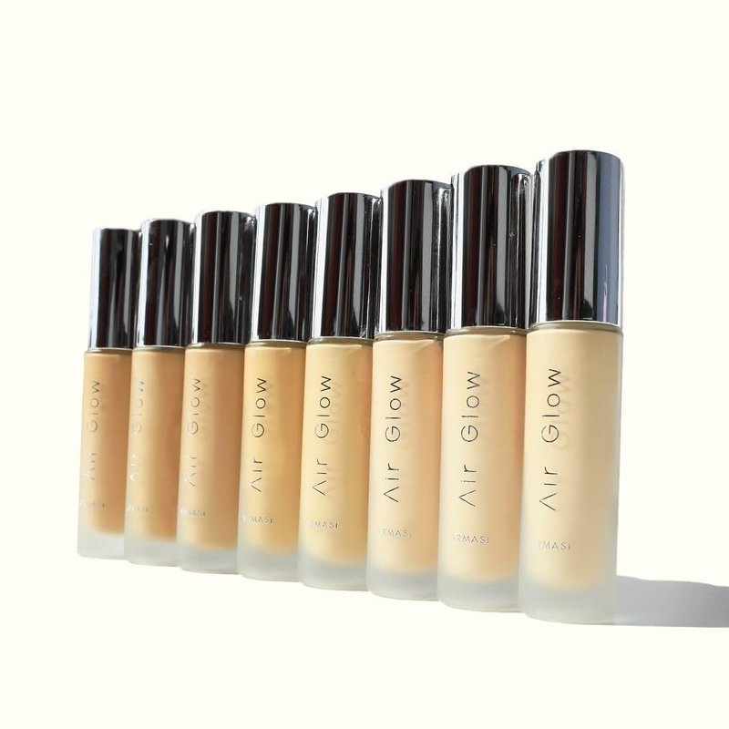 Air Glow Foundation - Lightweight Liquid with Hyaluronic Acid for Dewy Radiance | Buildable Coverage, 1 fl oz, C05