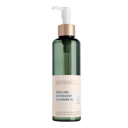 Biossance Squalane Cleansing Oil - Lightweight Makeup Remover & Hydrating Facial Oil | All Skin Types