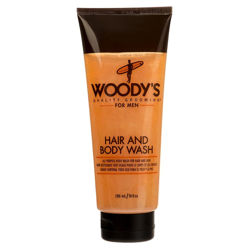 Woody's Hair and Body Wash for Men â 2-in-1 Cleanser & Body Wash, Deep Cleansing, Hydrating, Refreshing Scent, Sulfate-Free, 10 fl oz, 1 Pack
