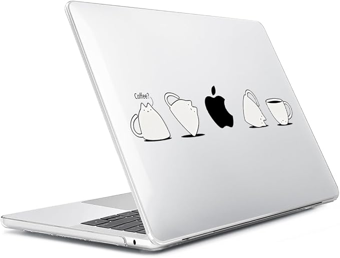 HOHAIYOO for 2026 2025 2024-2022 MacBook Air 13 inch Case M5 A3449 M4 A3240 M3 A3113 M2 A2681 with Touch ID& 13.6" Liquid Retina Display, Hard Shell&Keyboard Cover&Screen Protector&Webcam Cover, Cups