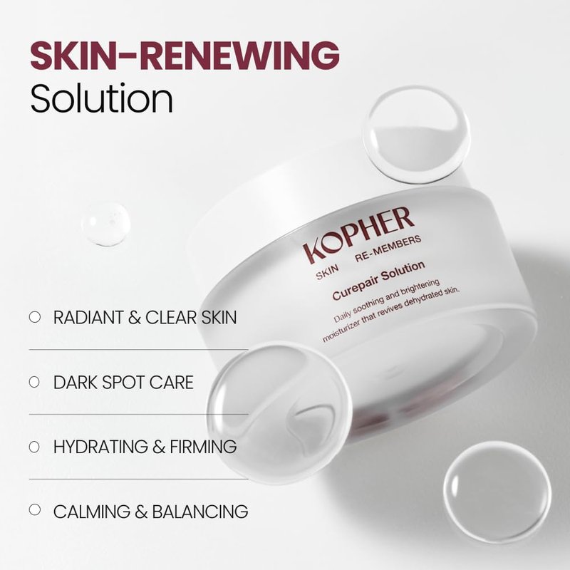Kopher [4Ever Edition] Solution Cream, facial moisturizer for all skin types 1.69 fl. oz.