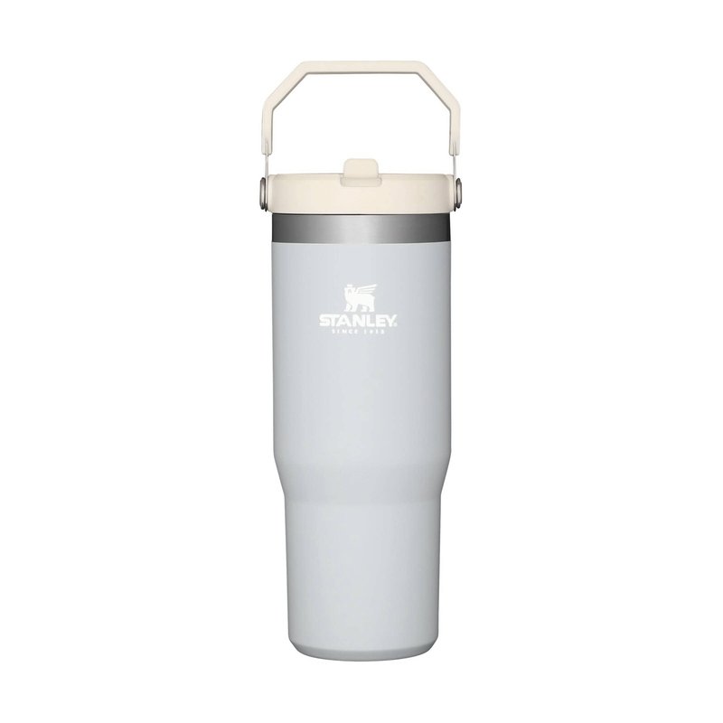 Stanley IceFlow Stainless Steel Tumbler - Vacuum Insulated Water Bottle for Home, Office or Car Reusable Cup with Straw Leak Resistant Flip Cold for 12 Hours or Iced for 2 Days, Cloud, 30 OZ / 0.89 L