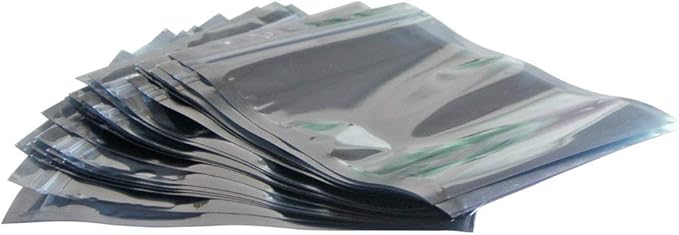 YiwerDer 50Pcs Antistatic Resealable Bag 15X20cm/5.9X7.9inch, Premium Anti Static Bag for SSD HDD and Other Electronic Devices