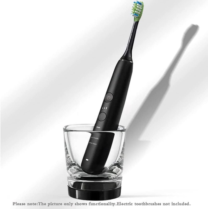 Replacement Electric Toothbrush Charger Base Charger Glass Cup CBA2001 Compatible with Philips Smart 9300 9500 9700 Series, Replacement Soni Care for HX9901 HX9903 HX9924 HX9954 HX9957 HX9984