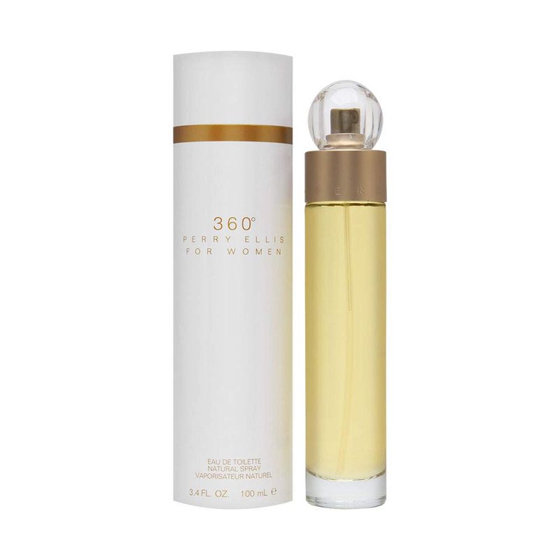 Perry Ellis 360 Degrees Eau de Toilette Spray for Women - 3.4 oz Fragrance