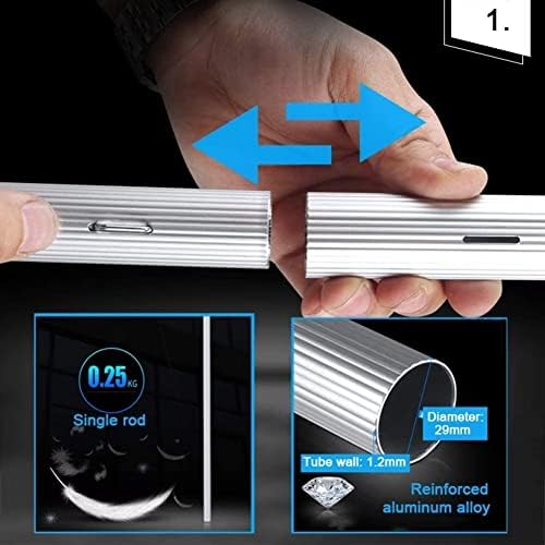 Telescopic Window Cleaning Pole with Water Fed Extendable Brush Ideal for Conservatory Roof Photovoltaic Panel Cleaning and Trucks Roof Window Cleaner Kit with 50CM Brush