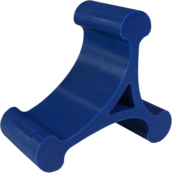 Mica Design Company Skalene Phone Stand - 100% Silicone Rubber, Adjustable Phone Holder, Prop, Rest - Desk, Office, Home, Kitchen Accessory (Royal Blue)