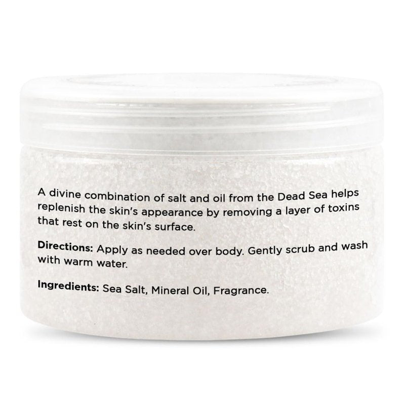 Vivo Per Lei Body Scrub - Exfoliating Body Scrub with Dead Sea Minerals - Dead Sea Salt Scrub for Hands & Legs - Body Exfoliant for a Supple Beach Body - 350 g/ 12.34 oz