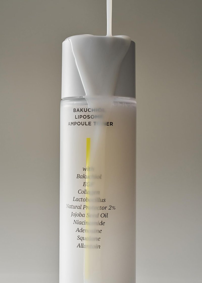 FINDIVE Official Bakuchiol Liposome Ampoule Toner, Bakuchiol, Plan-Based Retinal Alternative, Liposomal Squalane1%, Allantoin, Anti Wrinkle Toner, Korean Skincare 5.07fl.oz