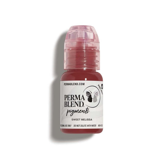 Sweet Melissa Tattoo Ink - Natural Medium Pink Lip Blush Microblading Ink | Vegan Permanent Makeup (0.5 oz)