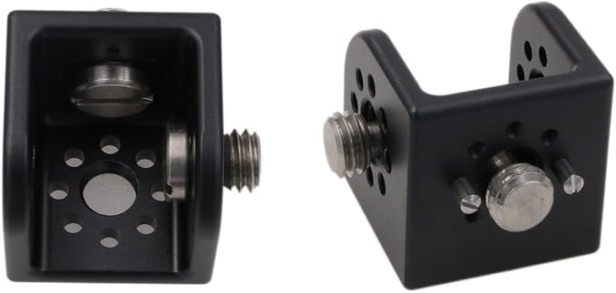 HangTon Block 3/8" Thread Bracket Lock Mounting Adapter for ARRI Sony RED Camera Lens Motor Teradek Wireless Black