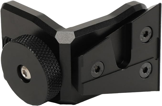 HangTon 1/4 to V-Lock Vertical Mounting Bracket, L-Shaped Adapter for Teradek Vaxis Wireless Transmitter ARRI Sony RED Camera Monitor Focus Motor