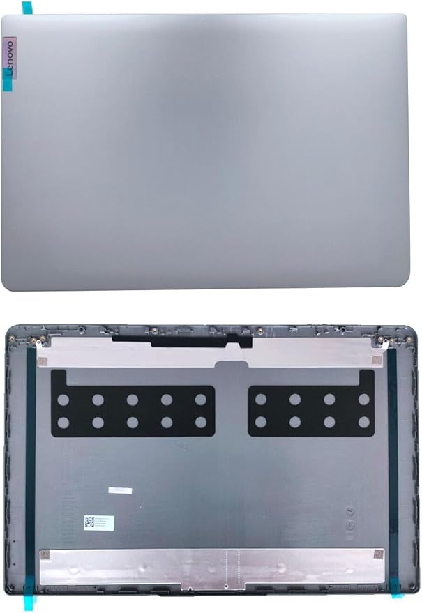 Wzqrps Replacement Laptop LCD Cover Back Rear Top Lid Front Bezel Hinges with Hinge Cover for Lenovo IdeaPad 1 15ADA7 1 15AMN7 82R1 5CB1F36621 AP3L6000100 5CB1M48453 82RF1006VUS Silver
