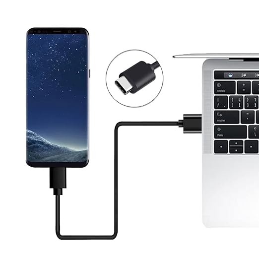 HONGPING 5ft USB-C to Type A Fast Charger Data Type C Cable for iPad Pro 12.9/11 2018 Galaxy Ultra S20+S10 S9 Note 10 Tab S4,MacBook Air,Google Pixel 3a 2 XL,LG,Sony Xperia XZ Charging Cable.