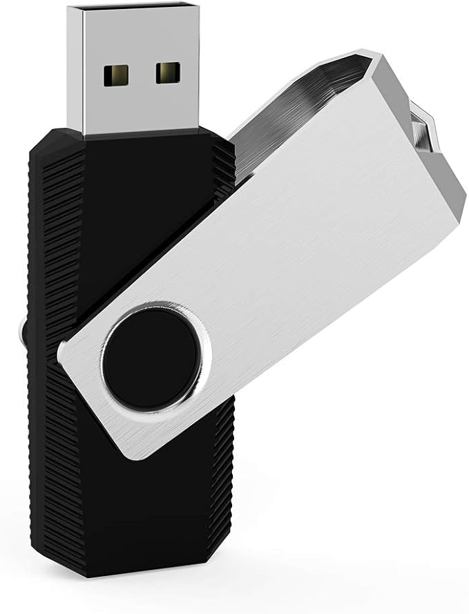 Aiibe 5 Pack 16GB USB Flash Drive 16 GB Flash Drive USB 2.0 Thumb Drive Pack Reliable Flash Disk Memory Stick USB Drives with Led Light (16G, 5 Colors: Black Red Cyan Green Purple)