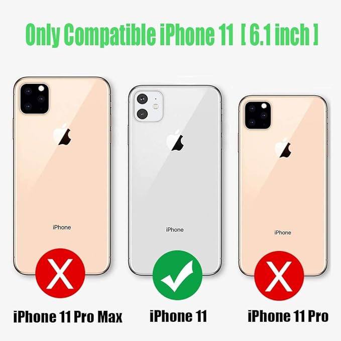 JBUBN Battery Case for iPhone 11, 7000mAh Slim Portable Rechargeable Smart Protective Pack Cover Power Bank Charging Case Compatible with iPhone 11 (6.1 inch) Extended Battery Charger Cover(Black)