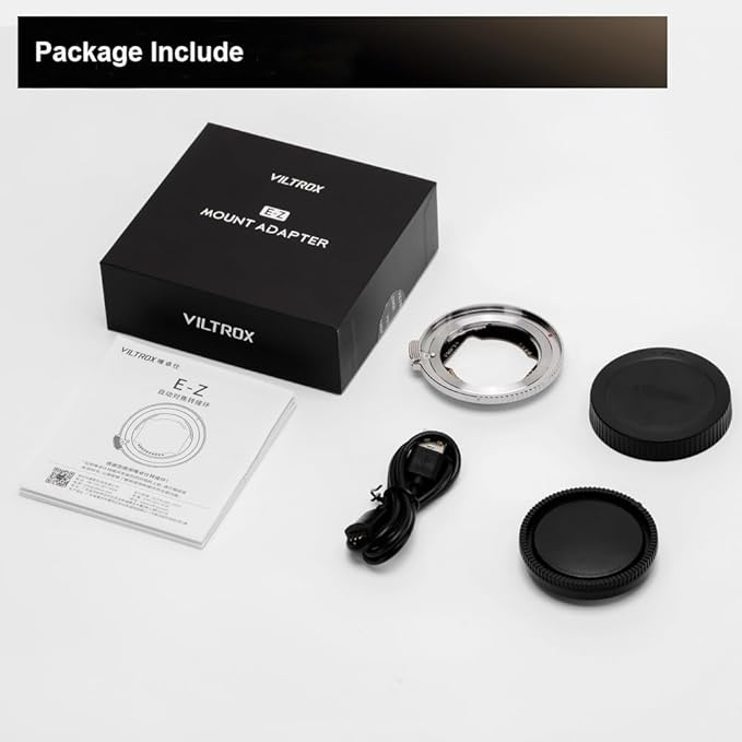 VILTROX E-Z Booster Lens Adapter Auto Focus Ring Mount Lens Converter for E Mount Lens to Nikon Z Mount Camera Z5 Z50 Z6 Z6II Z7II Zfc with Metal Construction