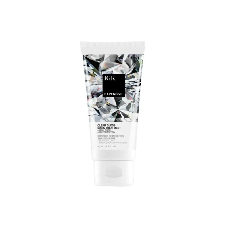 IGK Expensive Amla Oil High Shine Gloss Treatment | Strengthens, Softens & Enhances Shine | UV Protection + Color Safe | Vegan & Cruelty Free | 1.7 oz