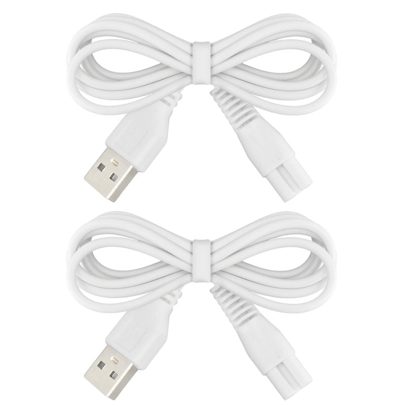 2 PCS Charger Cord Replacement for Pritech Electric Feet Callus Remover Foot Pedicure, USB Power Adapter Charging Cable