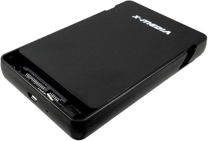 X-MEDIA XM-EN2279 2.5-Inch Tool-Free USB 2.0 SATA Hard Disk Drive HDD External Enclosure Case for 7mm / 9.5mm 2.5-Inch SATA HDD and SSD