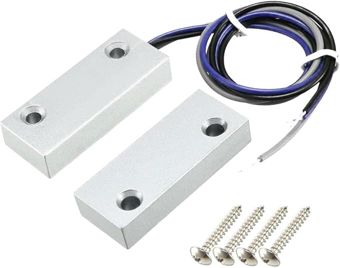 Gebildet Rolling Door Contact Magnetic Reed Switch Alarm with 3 Wires for N.O./N.C. Applications MC-52