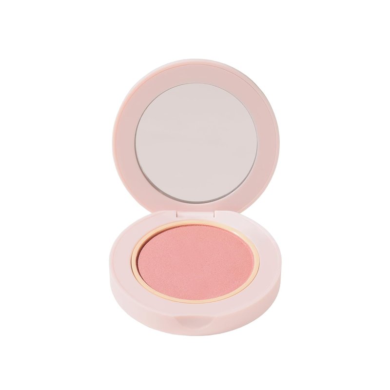 Wander Beauty Hydrating Powder Blush - Lightweight Peach Blush Makeup with Satin Finish | Buildable Formula with Hyaluronic Acid - 0.18 oz