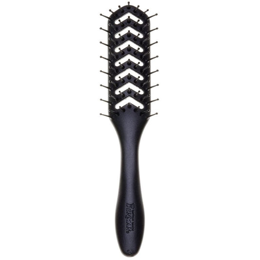Denman D200 Flexible Vent Brush - Blow Drying Styling Tool for Curly, Thick & Straight Hair | Black