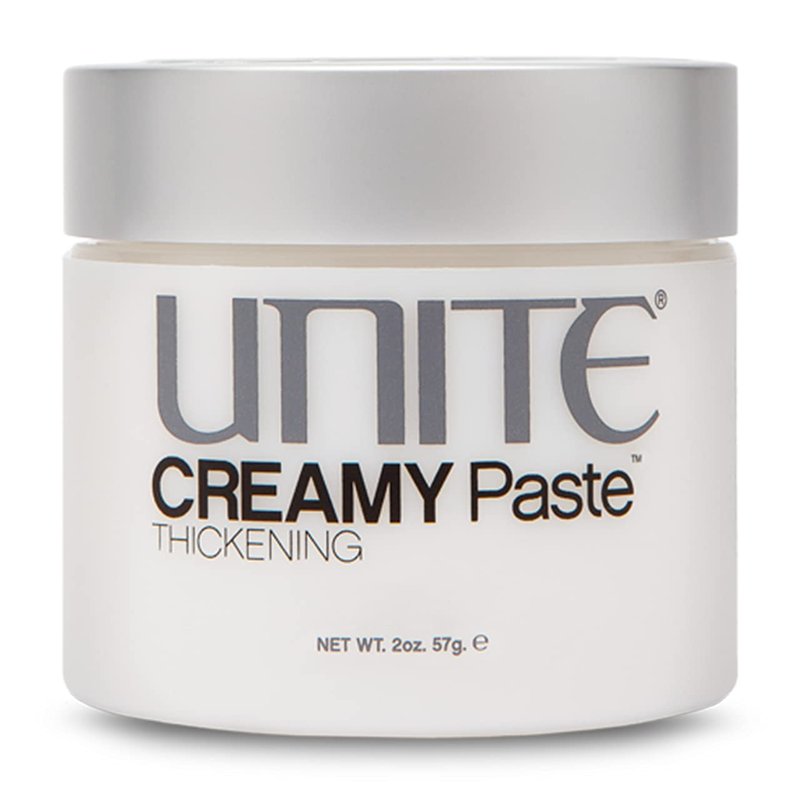 UNITE Hair – CREAMY Paste – Versatile Styling Paste for Texture, Definition & Buildable Hold – Adds Thickness & Piecey Separation – 2 Oz