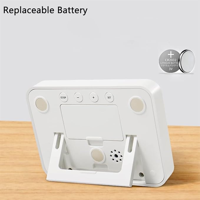 MOSTRUST Digital Countdown Days Timer Clock- 9999 Days Count Down Timer with Stand Strong Magnetic Back for Retirement Wedding Vacation Birthday Exam Lab Kitchen Cooking